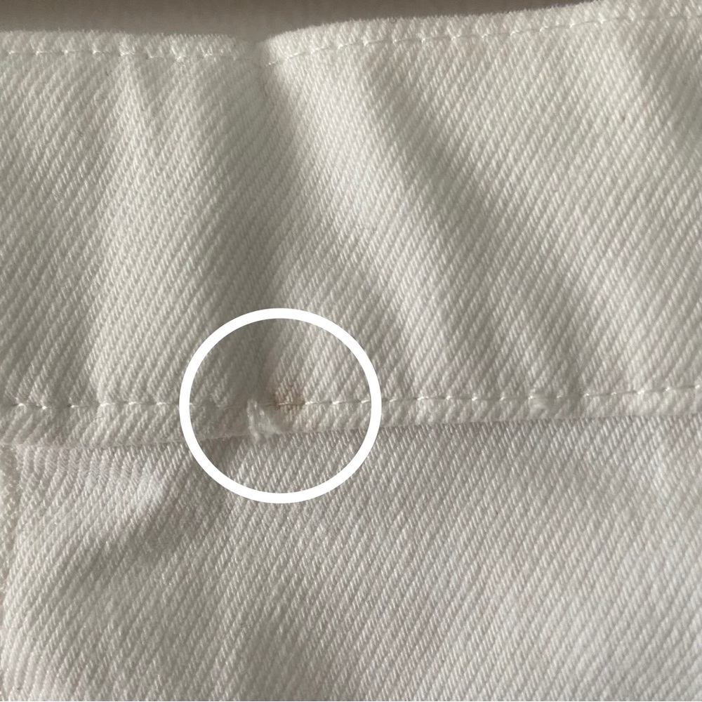 Babaton Off-White Wide Leg Jeans - Picture 4 of 8
